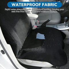 Tinecio universal fit front seat mat installed in seconds.