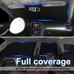 TINGLU 4Runner rear side shade coverage enhances privacy for passengers