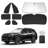 TINGLU Forester front windshield shade provides UV protection and cooling