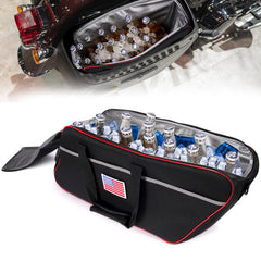 TINGPAI motorcycle cooler bag on side trunk keeps essentials accessible on long rides