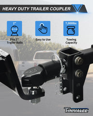 Tinivalee 7,000 pounds capacity suitable for RVs, boats, and campers.