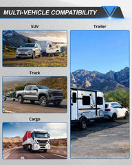 Tinivalee widely compatible coupler works with many trailers and settings.