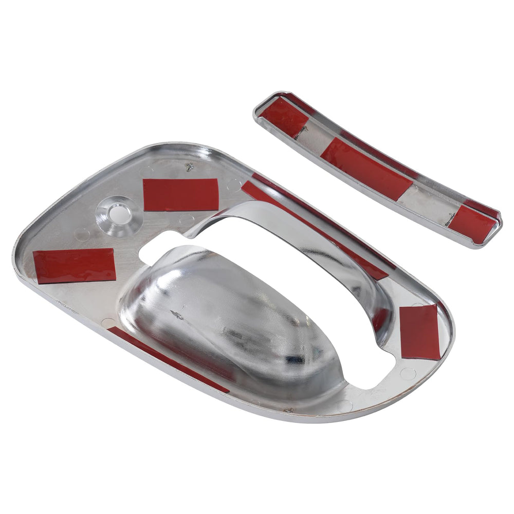 Tinwid1919 chrome door handle cover with adhesive tape for simple, secure installation.