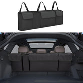 Tioollev car trunk organizer with lid keeps items secure during travel