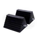 Tiousmoky wheel chocks with eyebolt secure trailer stability