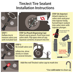 TireJect application easy-use-instruction demonstrates straightforward setup.