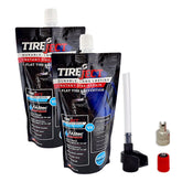 TireJect off-road instant repair bottle pour enables quick, permanent sealing during trail punctures.