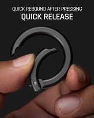 TISUR 360-degree rotation prevents tangling for easy access to keys.