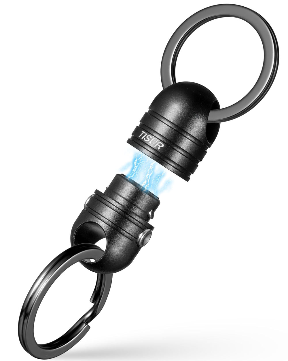 TISUR quick-release keychain magnetic connector for fast key changes.