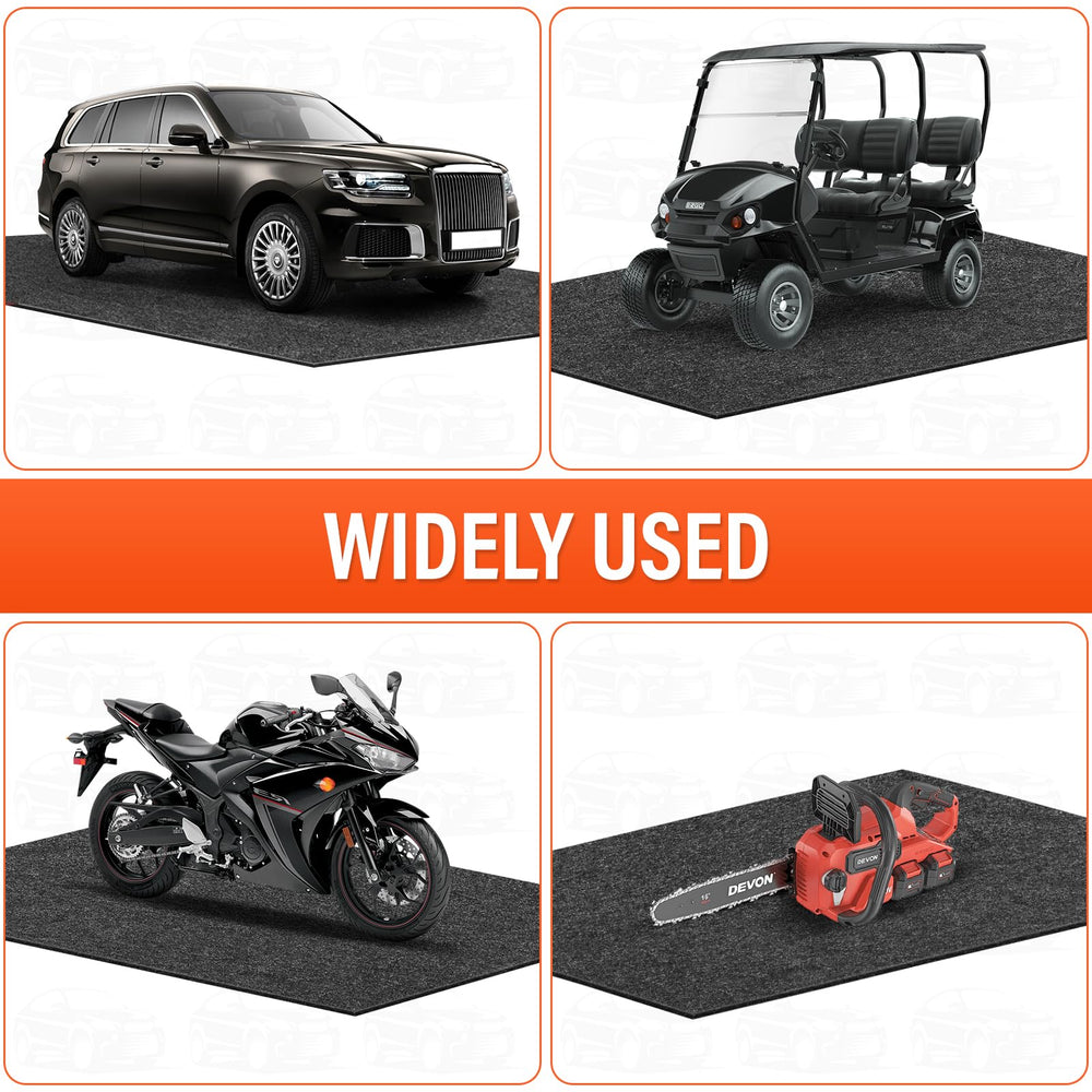TIXANF mat versatile for garage, trunk, kitchen, and more.