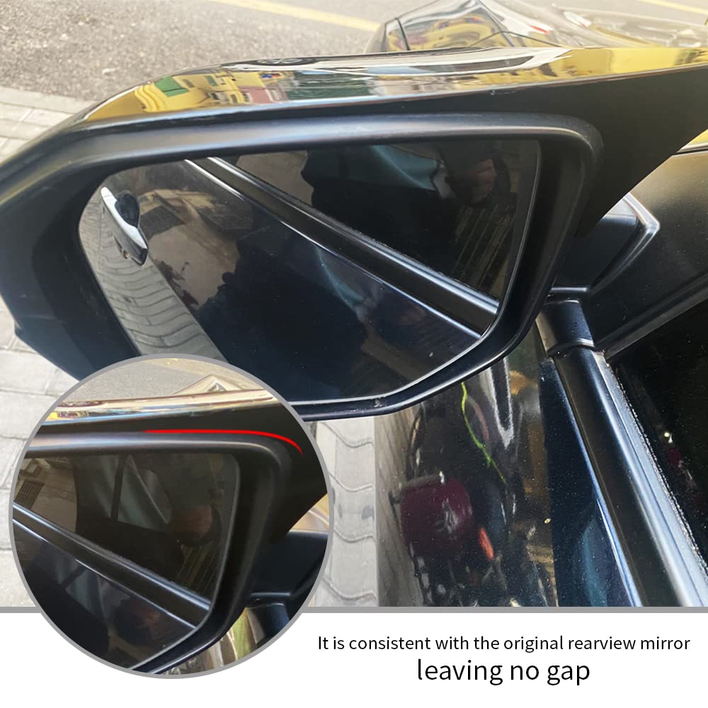TKREENO front-angle view of ox-horn cover on Civic