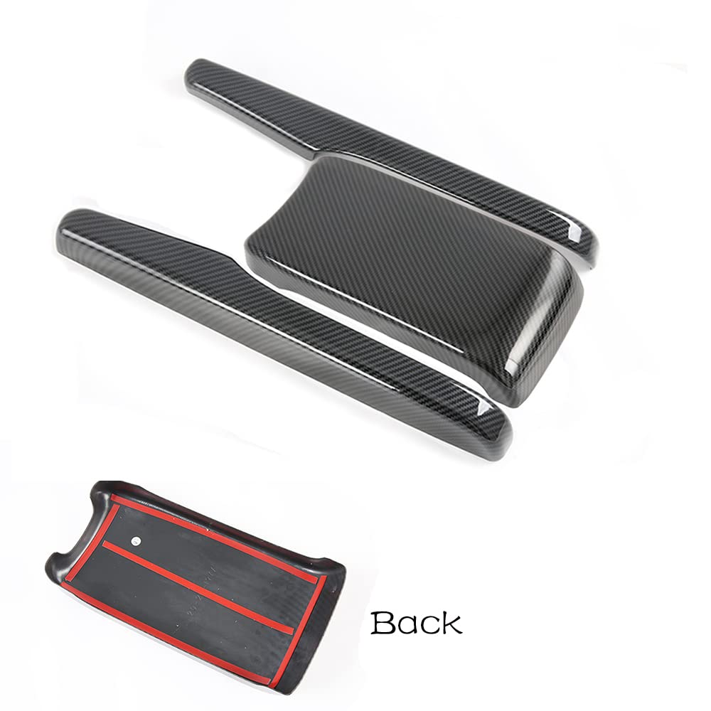 Interior upgrade with TKREENO carbon fiber armrest cover