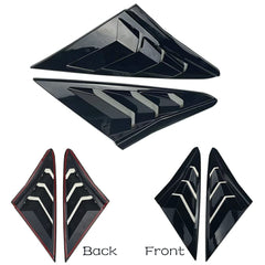 TKREENO bright-black louvers on Honda Civic Hatchback create distinct, high-class look.
