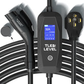 TLE LEVEL EV Charger 40A portable unit for fast home charging.