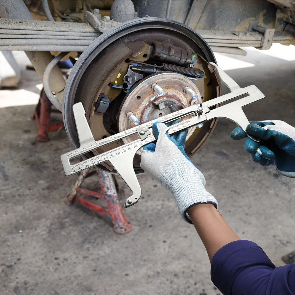 Tlence brake shoe adjustment tool supports efficient rear drum and parking brake setup.