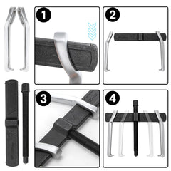 Tlence safety-lock reversible puller demonstrating secure external pulling capability
