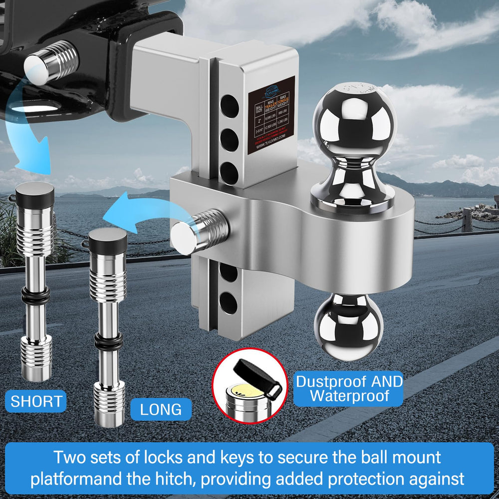 Tlvuvmo anti-theft pin locks add security during parking and rest stops
