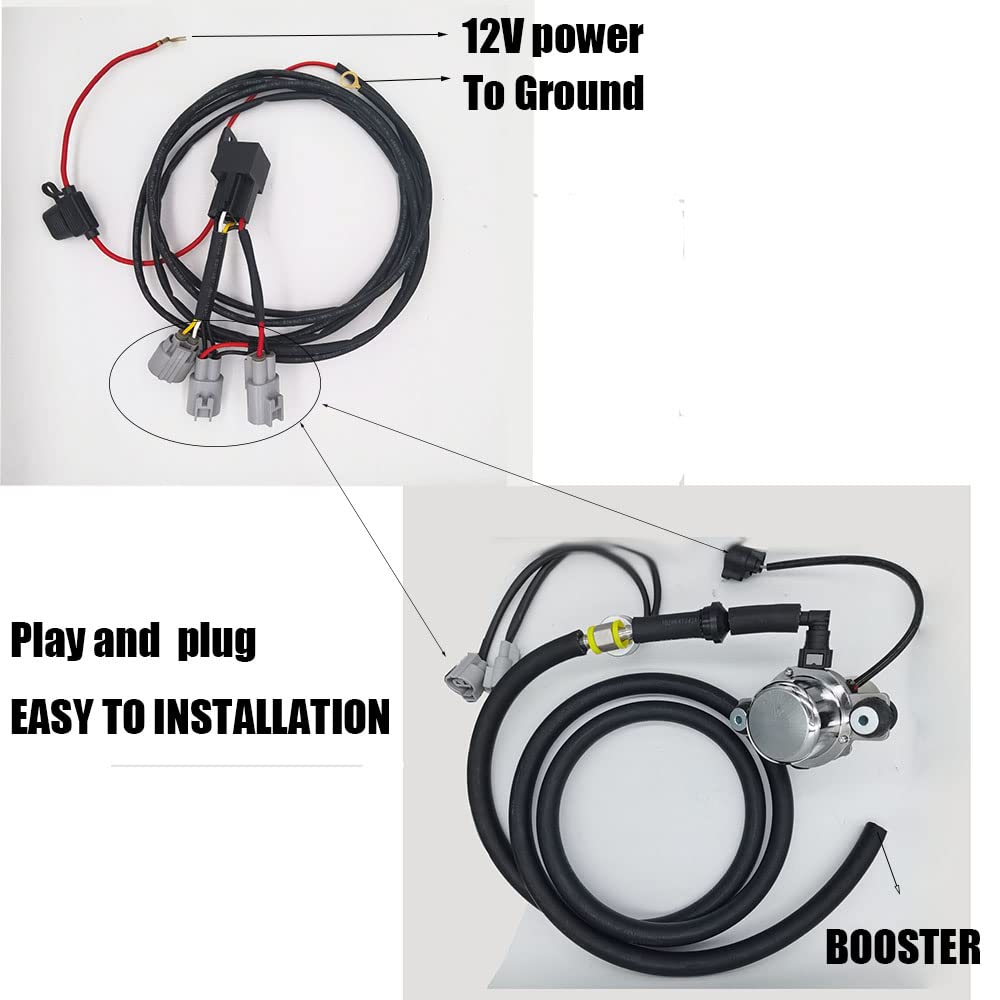 TMaster packaging contents show pump, tubing, harness, and mounting hardware.