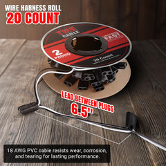 TMH 10 ft roll of 18-gauge tinned copper wire with durable jacket