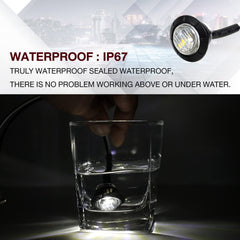 TMH 3/4in marker light with PC lens, dust-proof and shock-resistant for tough hauls.