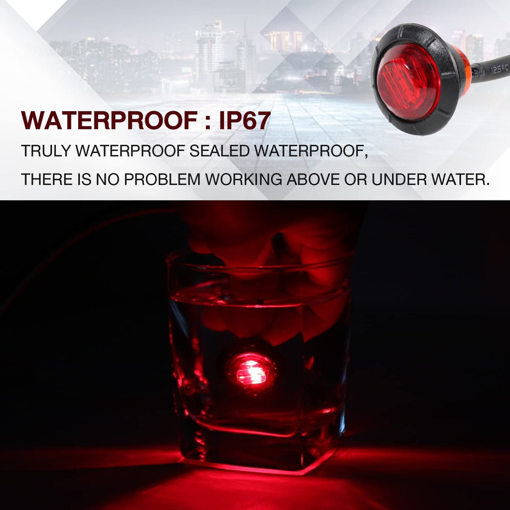 TMH boat trailer marker light provides clear illumination for docking.