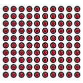 TMH 3/4-inch red LED marker light front view enhances trailer visibility.