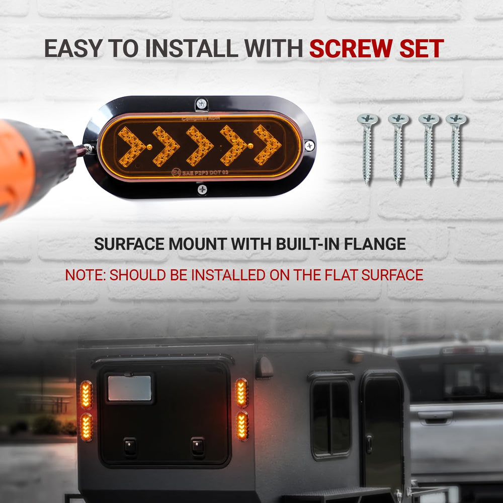 TMH pack of 2 lights includes four mounting screws