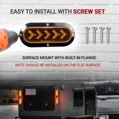 TMH pack of 2 lights includes four mounting screws