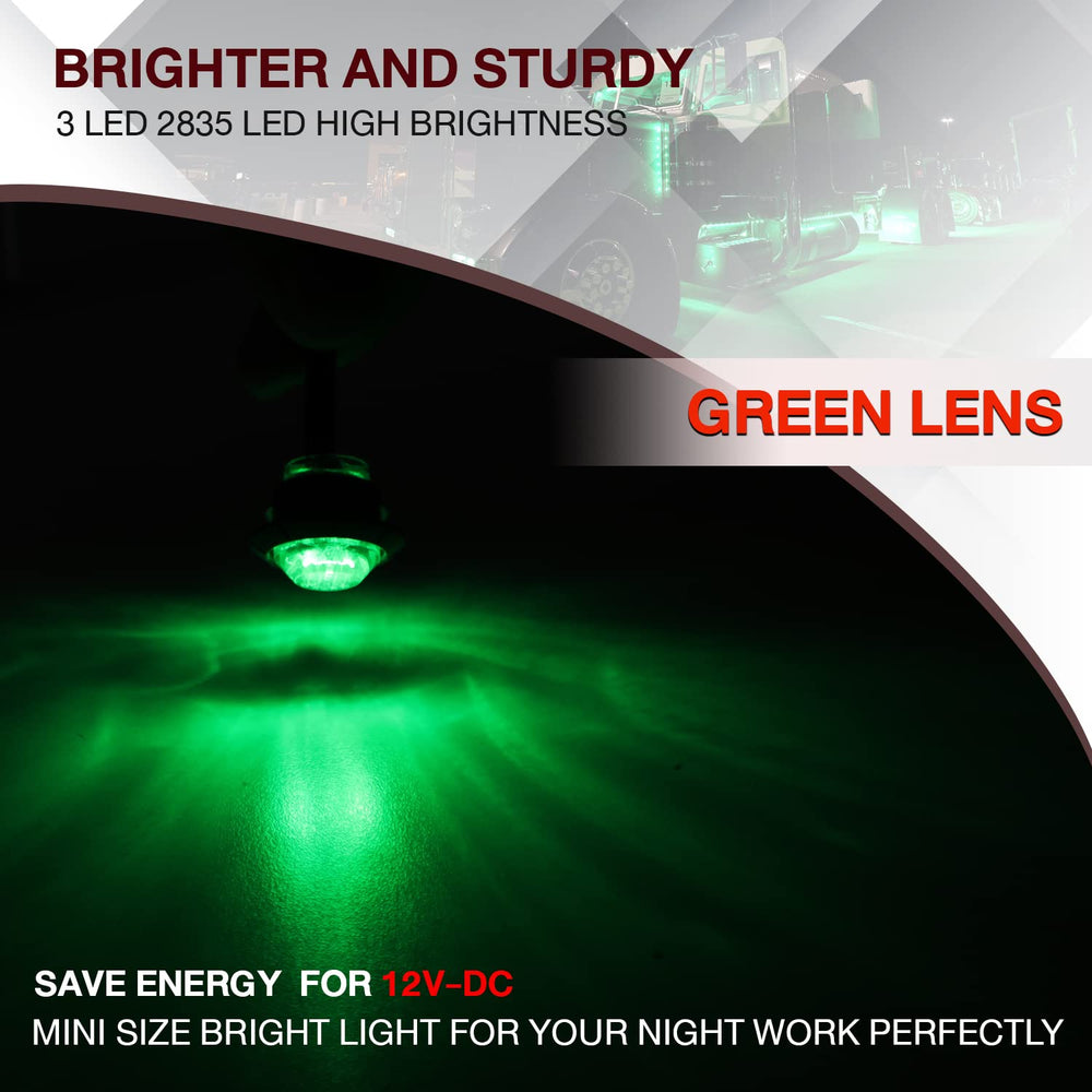 TMH universal 12V DC marker light suitable for cabs, trailers, and caravans.