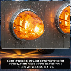 TMH Watermelon Amber Light includes mounting screws for quick installation.