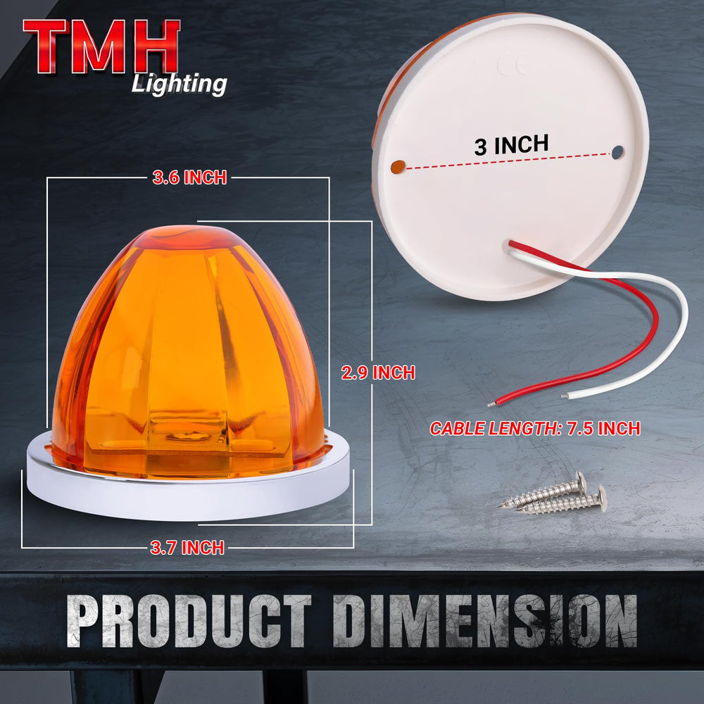 TMH Watermelon Amber Underbody Light adds a glow for trailers and vehicles.