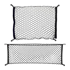 TN TrunkNets envelope-style net installed in Jeep Compass for secure cargo