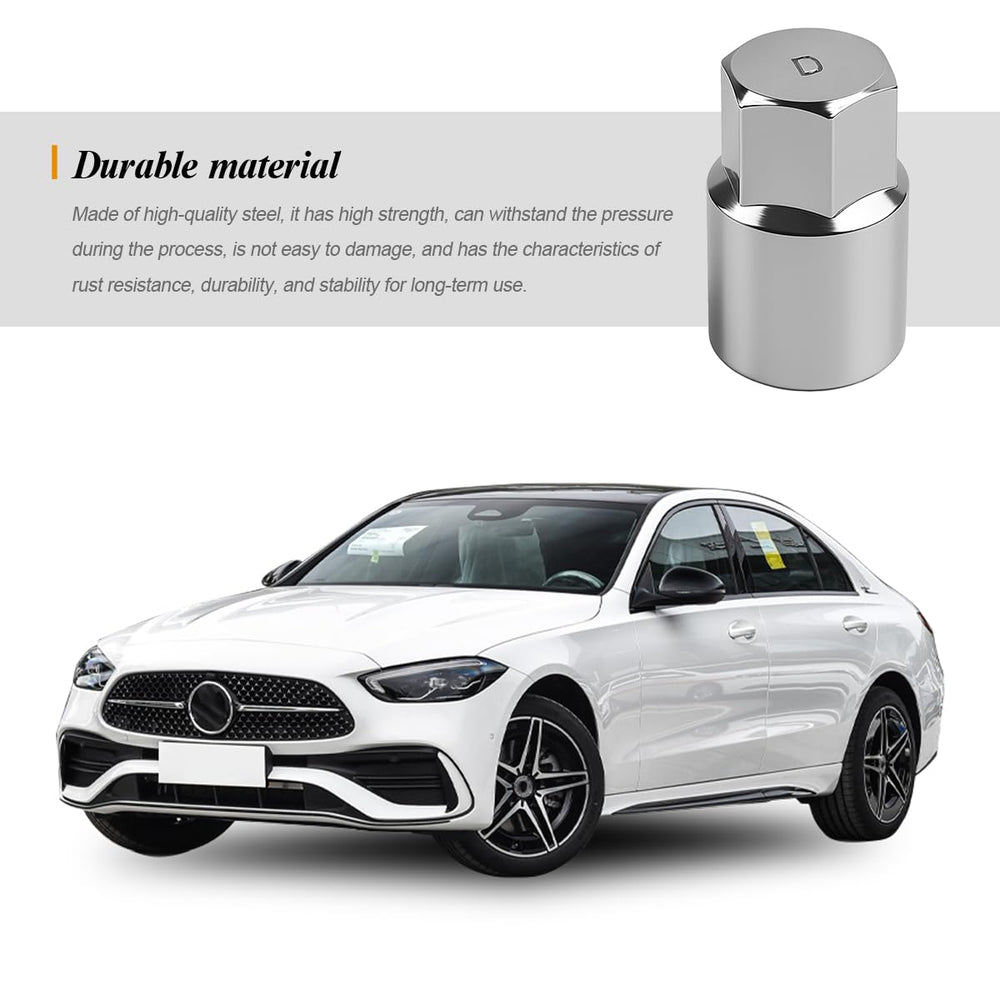 TNAIYH chrome steel D-wheel lock nut key detail resists stripping under torque