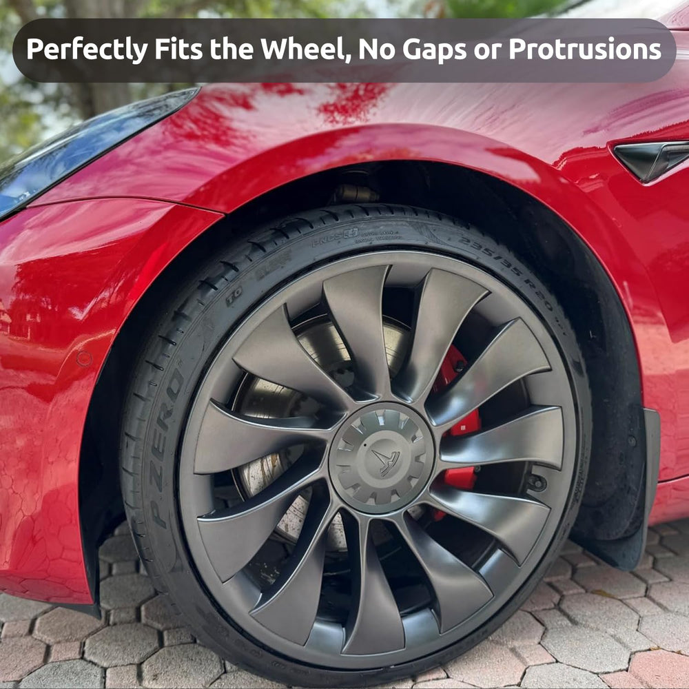 TNIRV snap-on installation for 20-inch wheels requires no tools for quick mounting.
