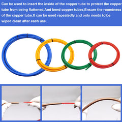 Tnisesm blue 5/8 inch strip ensures kink-free bends.