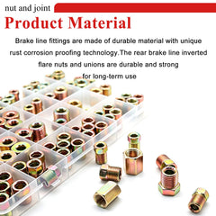 Tnisesm inverted flare nut 3/16-18 ready for secure seal