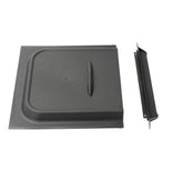 TNITRIB RV screen door slider panel front view showing a black 12x12 replacement