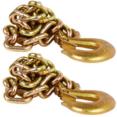 Tnyeobae 35-inch safety chain with 5/16 clevis hook for secure cross-chain towing.