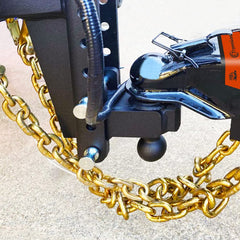 Tnyeobae cross-chain setup under hitch for compliant safety configuration.