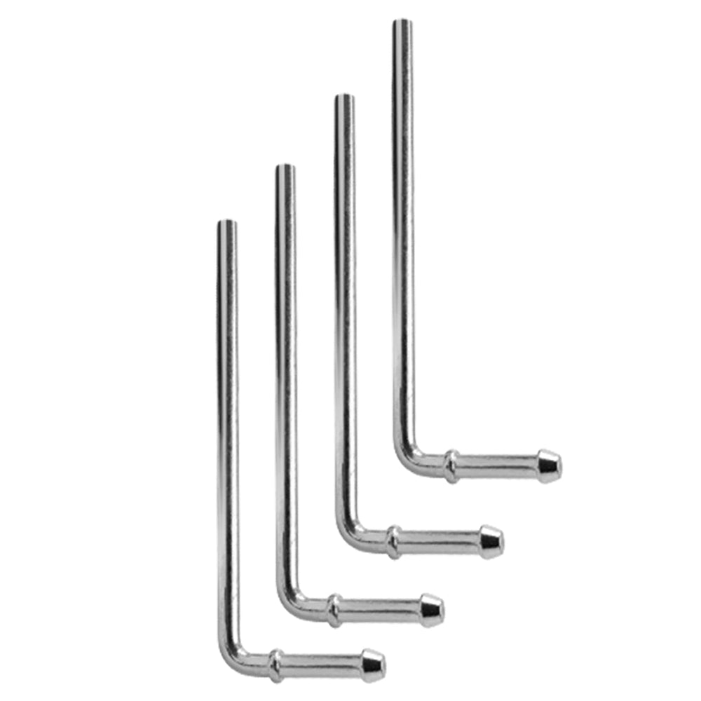 Tobaiwind ninety-degree exhaust hanger rod front view for stable mounting and reduced vibration.