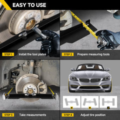TOBUMO complete kit with two 5m tape measures and durable plates.