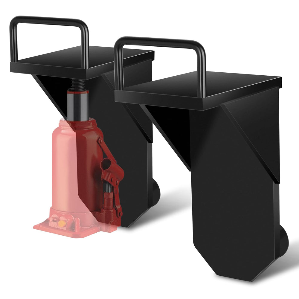 TOBUMO shipping container jack lug leveler front view highlights rugged steel build for stability.