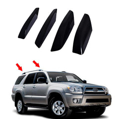 Tocatus black roof rack end cover for Toyota 4Runner, adds style and edge protection.