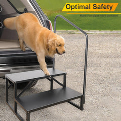 TOCRETOARE RV Steps with triangle lever, reinforced stability for safer use.