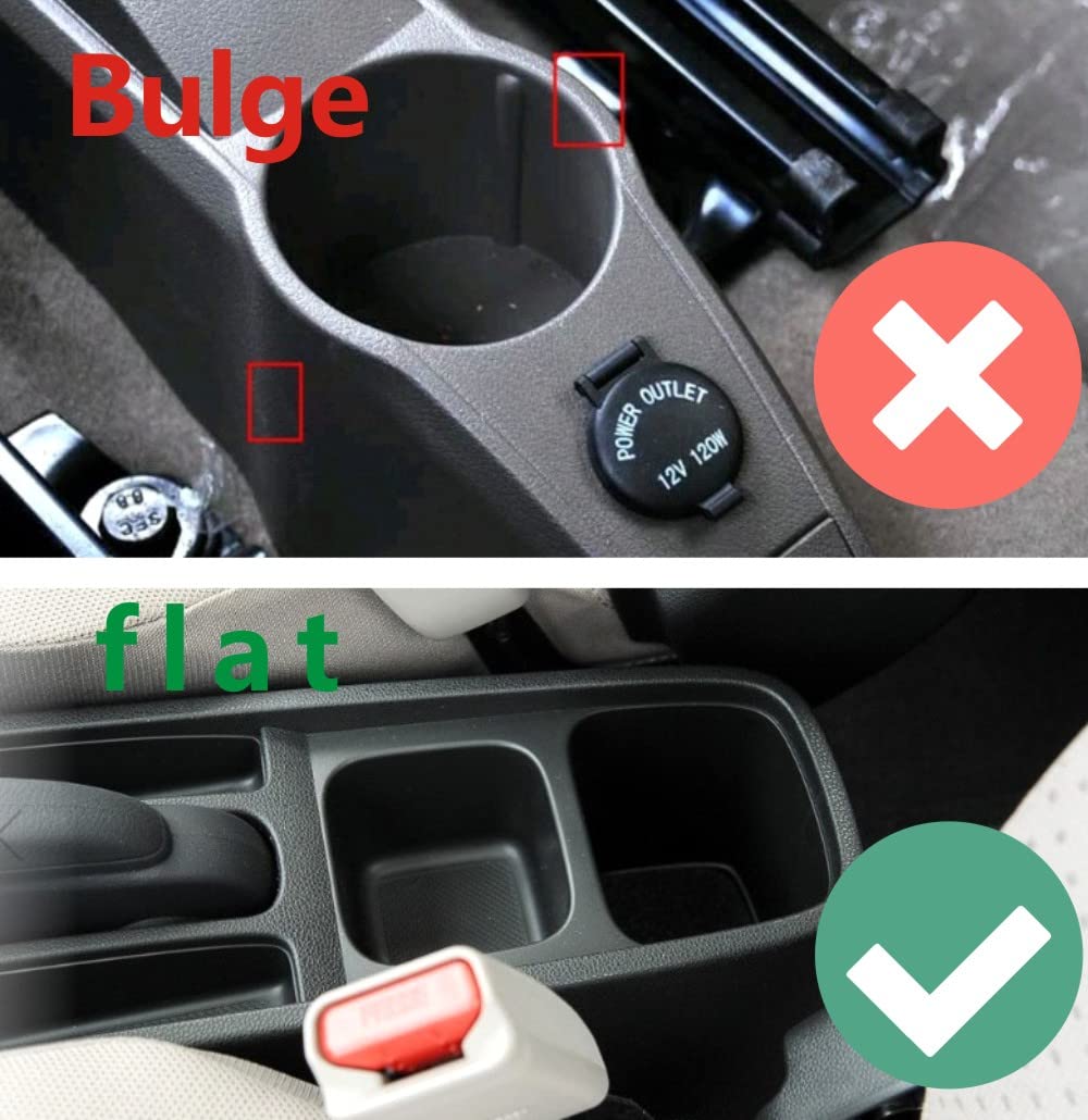 Tocsho armrest box front and rear USB ports for convenient charging.