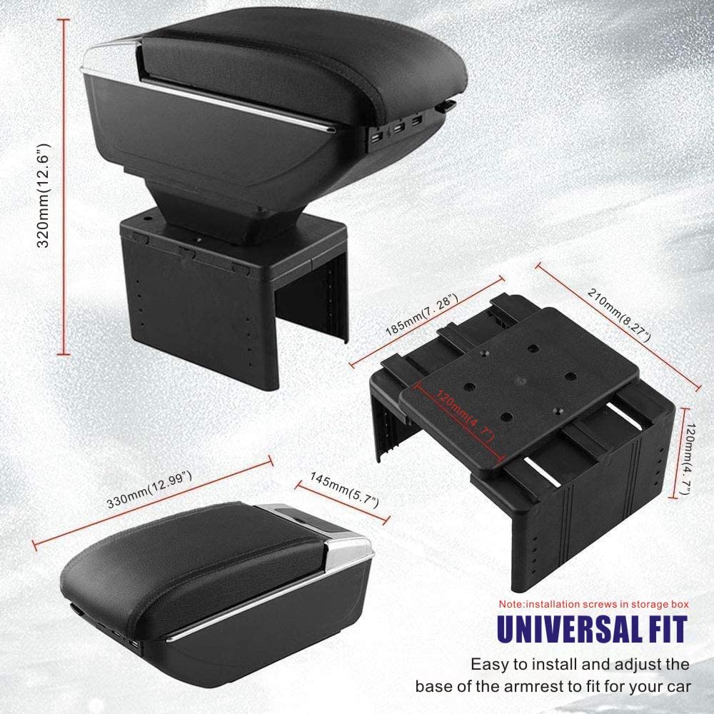 Tocsho armrest in soft PU leather for premium feel and durability.