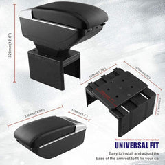 Tocsho armrest in soft PU leather for premium feel and durability.