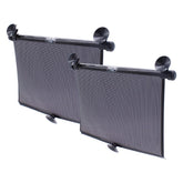 Toddleroo by North States extra-wide car window shade blocks sun glare for side windows.