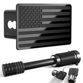 TOEASYTY american-flag-hitch-cover guards the 2.5-inch receiver while showcasing patriotic style