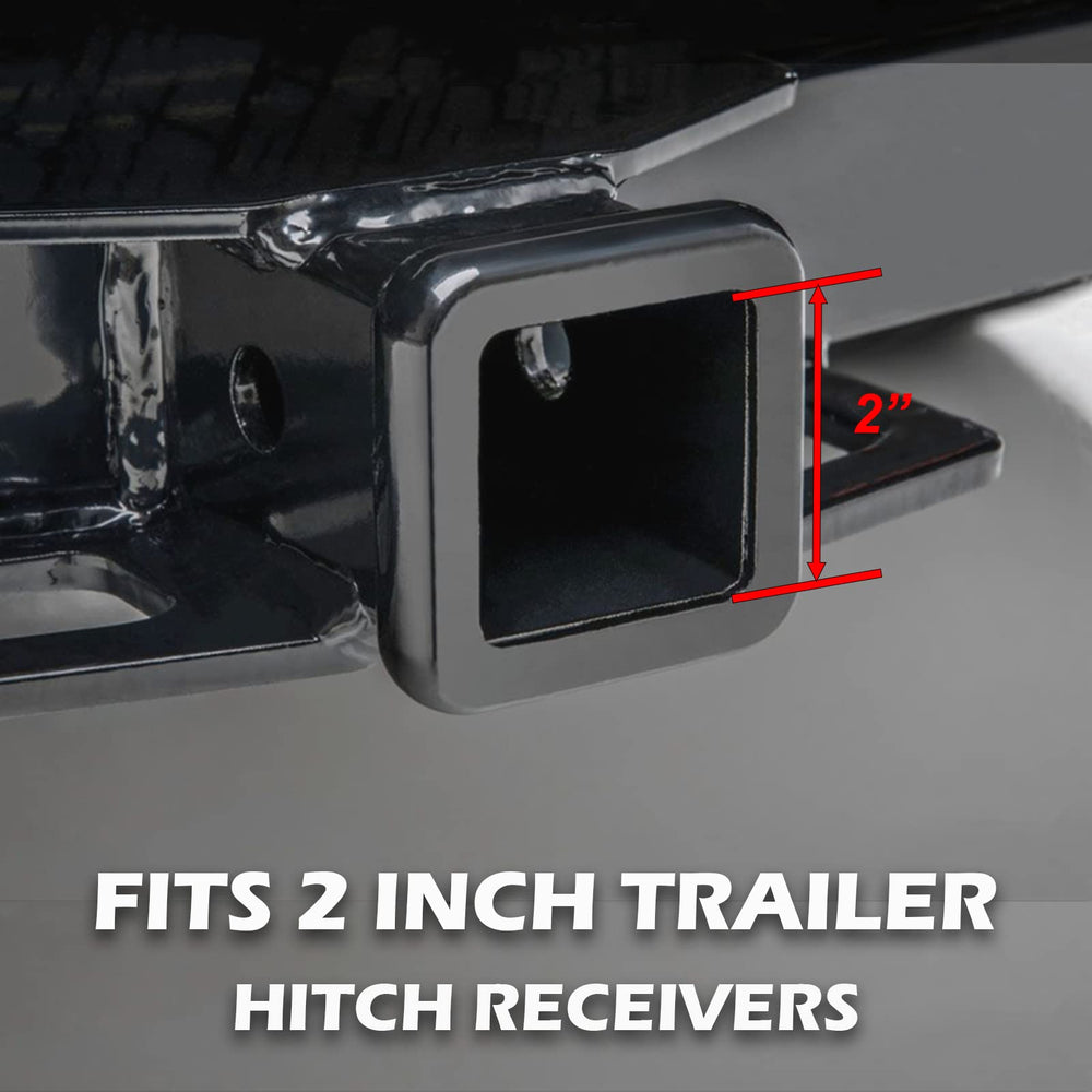 Durable stainless steel body of TOEASYTY ST Logo hitch cover.